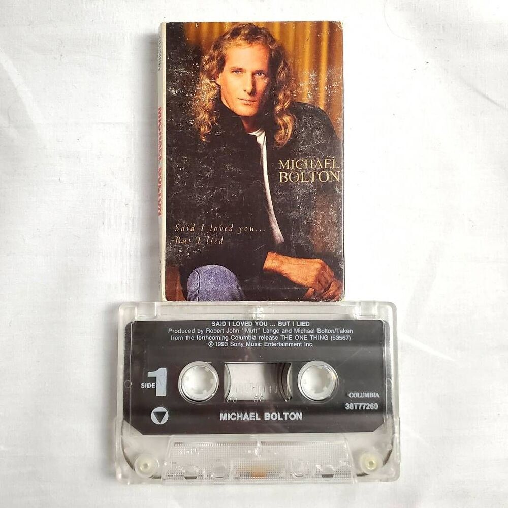 Michael Bolton – Said I Loved You... But I Lied Cassette Single (1993)